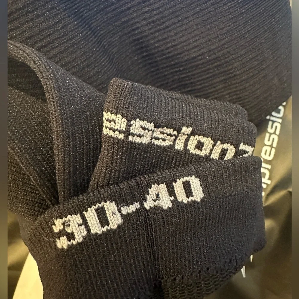Compressionz black‎ compression socks NWT